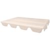 vidaXL Dosel de reemplazo para columpio de jard&iacute;n 226x186 cm beige
