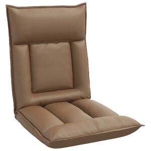 vidaXL Sill&oacute;n ajustable Capuchino Cuero sint&eacute;tico
