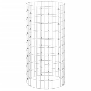 vidaXL Compostador de jard&iacute;n acero galvanizado &Oslash;50x100 cm