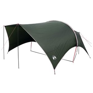 vidaXL Toldo de Camping Resistente al Agua Verde militar