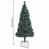 vidaXL &Aacute;rbol de Navidad artificial preiluminado con juego de bolas PET