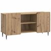 vidaXL Mueble de TV Roble Artesanal 102 x 34,5 x 52 cm