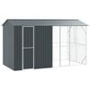 vidaXL Jaula para Aves Antracita 430 x 208 x 247 cm Acero Galvanizado