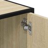 vidaXL Armario de lavabo de ba&ntilde;o madera roble Sonoma 65x33x60 cm