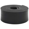 vidaXL Borde de goma para quitanieves negro 300x10x1 cm