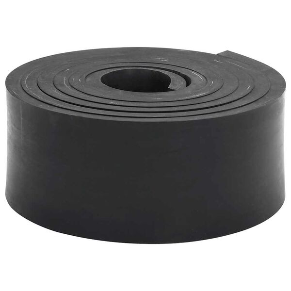 vidaXL Borde de goma para quitanieves negro 300x10x1 cm