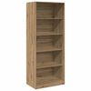 vidaXL Armario de madera de ingenier&iacute;a roble artesanal 80x50x200 cm
