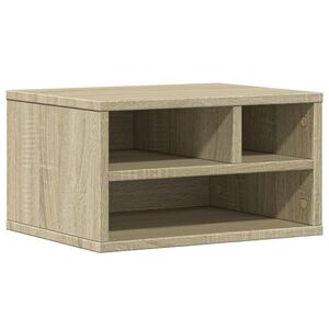 vidaXL Soporte impresora madera ingenier&iacute;a roble Sonoma 40x32x22,5 cm
