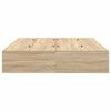 vidaXL Cama con almacenamiento Roble Sonoma 160 x 200 cm