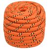 vidaXL Cuerda de barco polipropileno naranja 20 mm 25 m