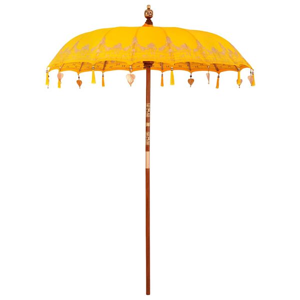 vidaXL Parasol Balin&eacute;s Amarillo 185 x 185 x 260 cm Algod&oacute;n