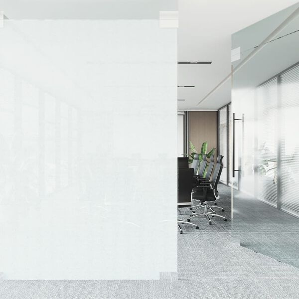 vidaXL L&aacute;mina de ventana esmerilada PVC blanco 90x2000 cm