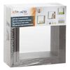 Practo Home Estantes de pared 3 uds madera gris antracita