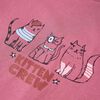 Camiseta infantil de manga larga frambuesa 104