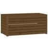 vidaXL Ba&uacute;l de jard&iacute;n madera maciza pino marr&oacute;n miel 101x50,5x46,5 cm