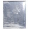 vidaXL Pel&iacute;cula solar est&aacute;tica efecto reflectante plateado 60x2000 cm