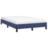 vidaXL Estructura de cama sin colch&oacute;n tela azul 120x190 cm
