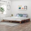 vidaXL Estructura de cama de madera de teca maciza 200x200 cm