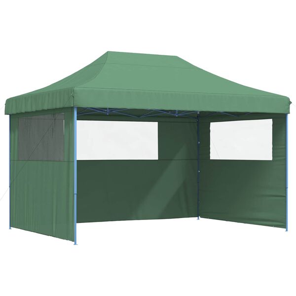 vidaXL Carpa de Fiesta Verde 279 x 410 x 315 cm Tela Oxford