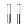 vidaXL Apliques de exterior 2 unidades acero inoxidable