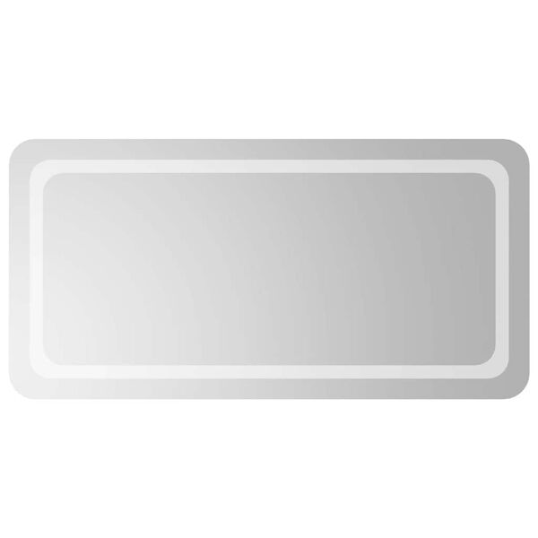 vidaXL Espejo de ba&ntilde;o con LED 100x50 cm
