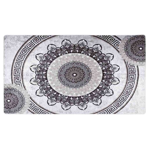 vidaXL Alfombra lavable antideslizante multicolor 190x300 cm