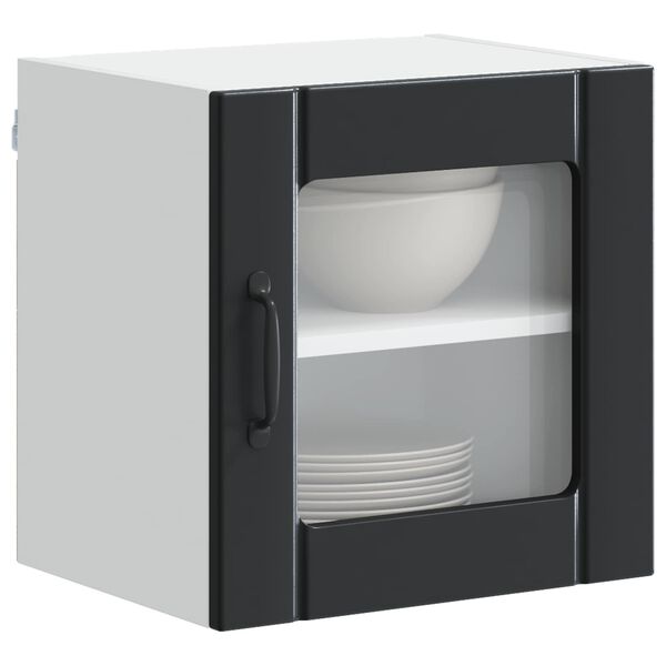 vidaXL Mueble de Cocina 2 pcs Negro 40 x 31 x 40 cm