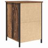 vidaXL Armario de Noche con caj&oacute;n 2 pcs Madera vieja 40 x 42 x 60 cm