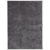 vidaXL Alfombra de pelo corto suave lavable HUARTE antracita 120x170cm