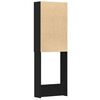 vidaXL Mueble para lavadora roble negro 64x25,5x190 cm