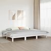 vidaXL Estructura de cama familiar sin colch&oacute;n blanco 270x200 cm