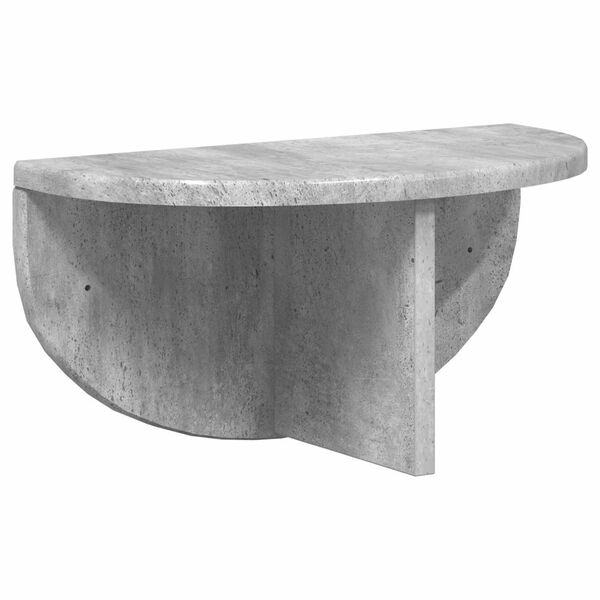 vidaXL Estante de pared Gris Concreto 38 x 19 x 19 cm