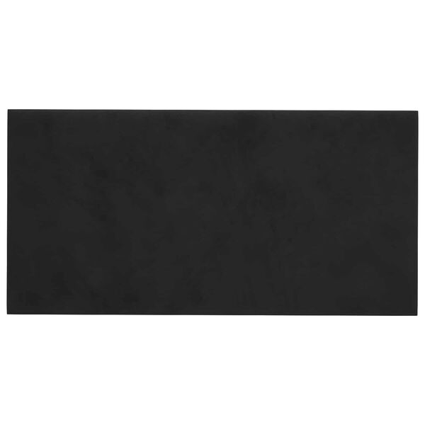 vidaXL Cabecero de Pared 12 pcs Negro 30 x 15 cm Terciopelo