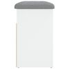 vidaXL Zapatero blanco 62x32x50 cm madera de ingenier&iacute;a