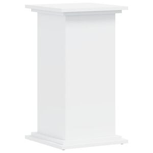vidaXL Soportes para plantas madera de ingenier&iacute;a blanco 33x33x60 cm