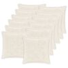 vidaXL Funda de almohada 12 uds. HOUTEN Blanco 50 x 50 cm