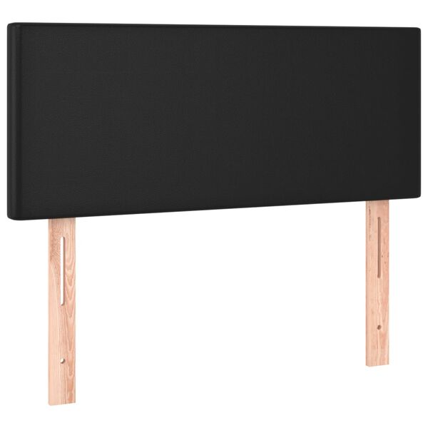 vidaXL Cabecero de cuero sintético negro 80x5x78/88 cm