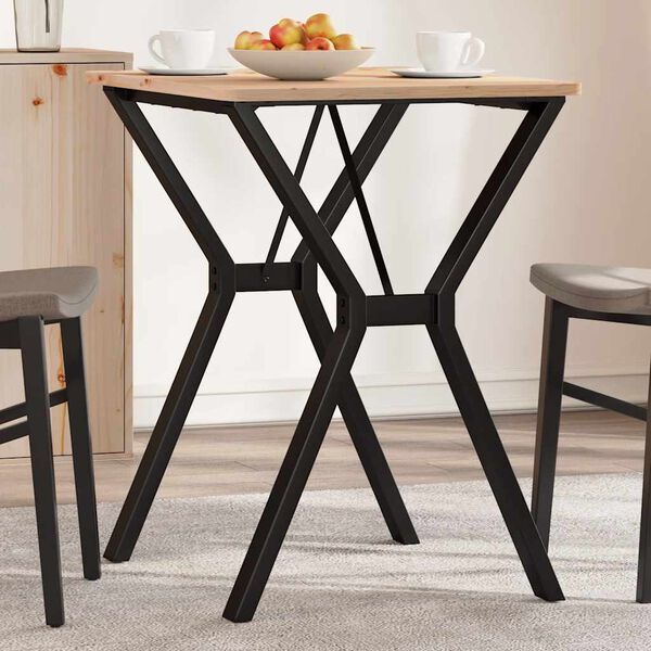 vidaXL Patas de mesa de comedor estructura Y acero 60x50x73 cm
