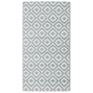 vidaXL Alfombra de exterior PP ARAKIL gris 80x150 cm