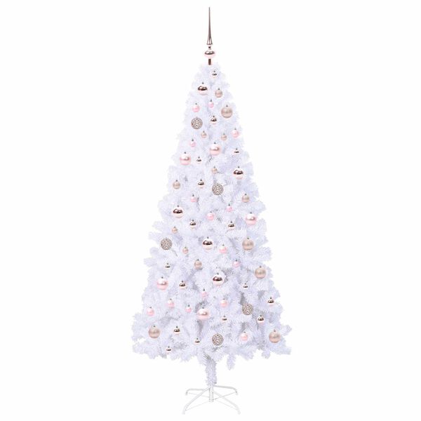 vidaXL &Aacute;rbol de Navidad artificial con 300 LED 180 cm PVC y Acero