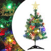 vidaXL Mini &aacute;rbol de Navidad artificial con 20 luces LED verde 45 cm