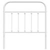 vidaXL Cabecero de metal blanco 90 cm