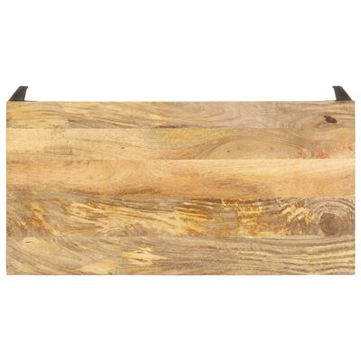 vidaXL Mesa de comedor de madera maciza de mango 120x60x76 cm