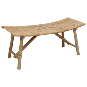 vidaXL Banco de jard&iacute;n 110 x 45 x 50 cm Bamb&uacute; Natural Rectangular