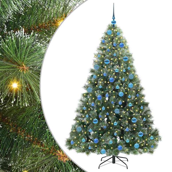 vidaXL &Aacute;rbol de Navidad artificial con 300 LED Verde 180 cm PE y PVC