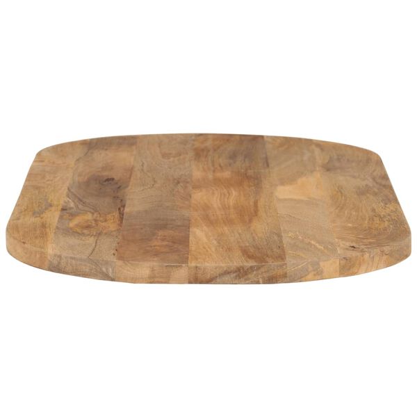 vidaXL Tablero de mesa ovalado madera maciza de mango 120x60x2,5 cm