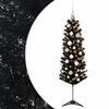 vidaXL &Aacute;rbol de Navidad artificial estrecho con bolas 150 cm 150 LED