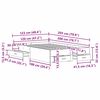 vidaXL Estructura de cama con caj&oacute;n Madera Vieja 120 x 200 cm