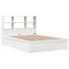 vidaXL Estructura de cama sin colch&oacute;n madera de pino blanca 140x190 cm