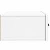 vidaXL Mesitas de noche de pared 2 uds blanco 35x35x20 cm